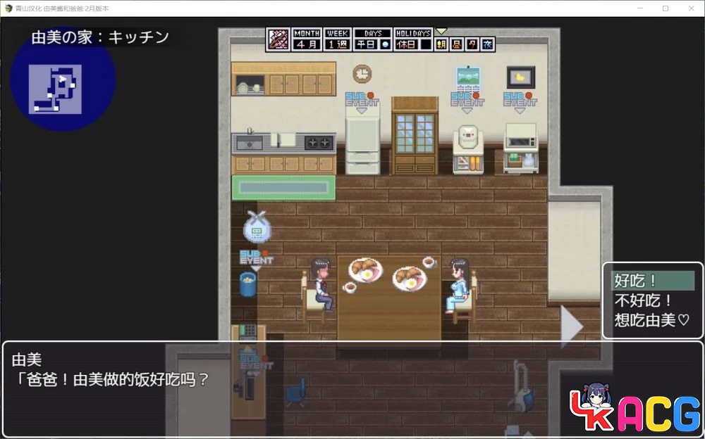 【A409】家有贵女白鸟由美 - 像素SLG支援者版 1G动态CV新汉化